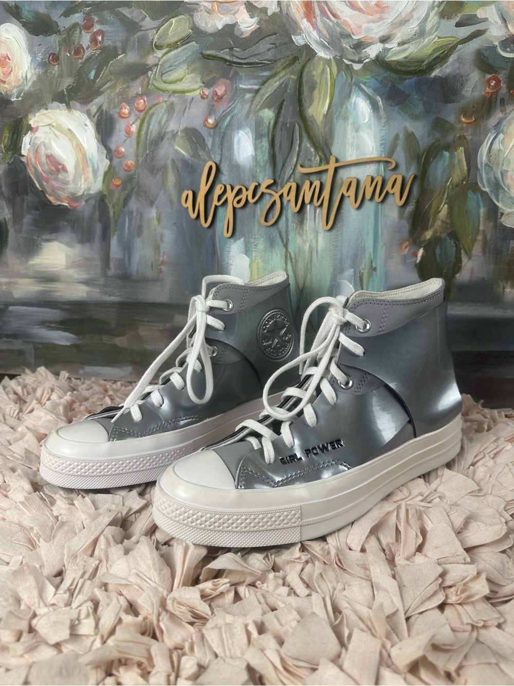 Converse x Feng Chen Wang Chuck 70 Hi Sleet Leather Sneakers Women’s 7.5